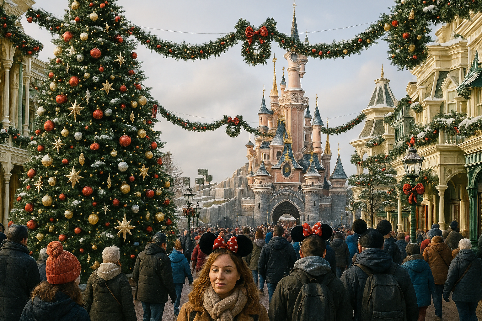 noël à disneyland paris - Illustration